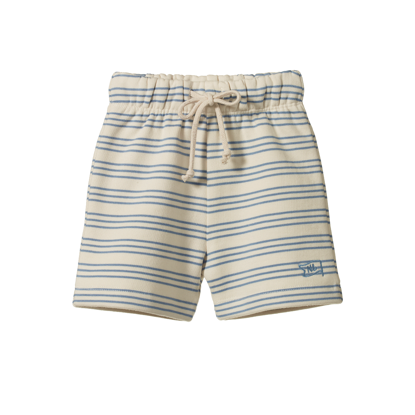 Nature Baby Jimmy Shorts Sweatshirt in Stripe Trio