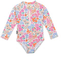 Crywolf - Long Sleeve Swimsuit - Berry Garden (Lucky Days)