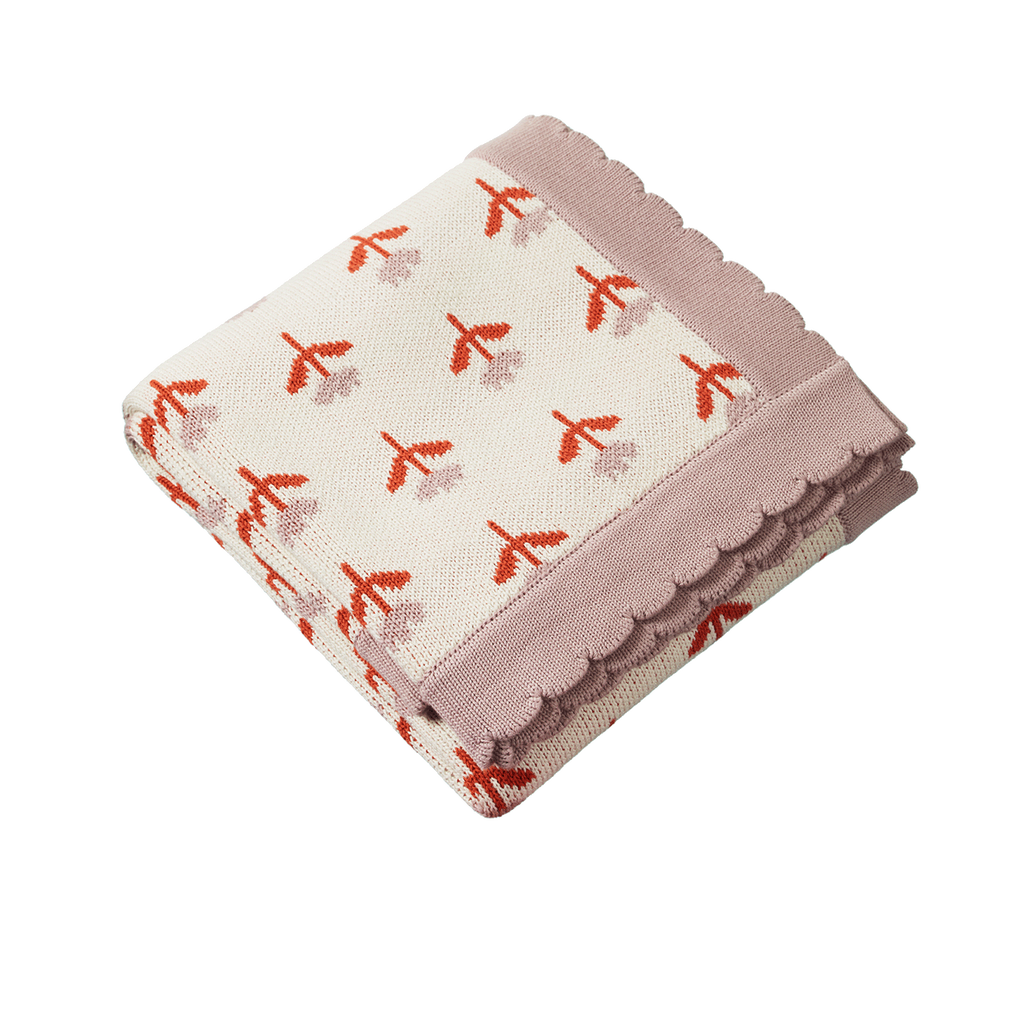 Nature Baby FERN BLANKET in Fleurette Knit