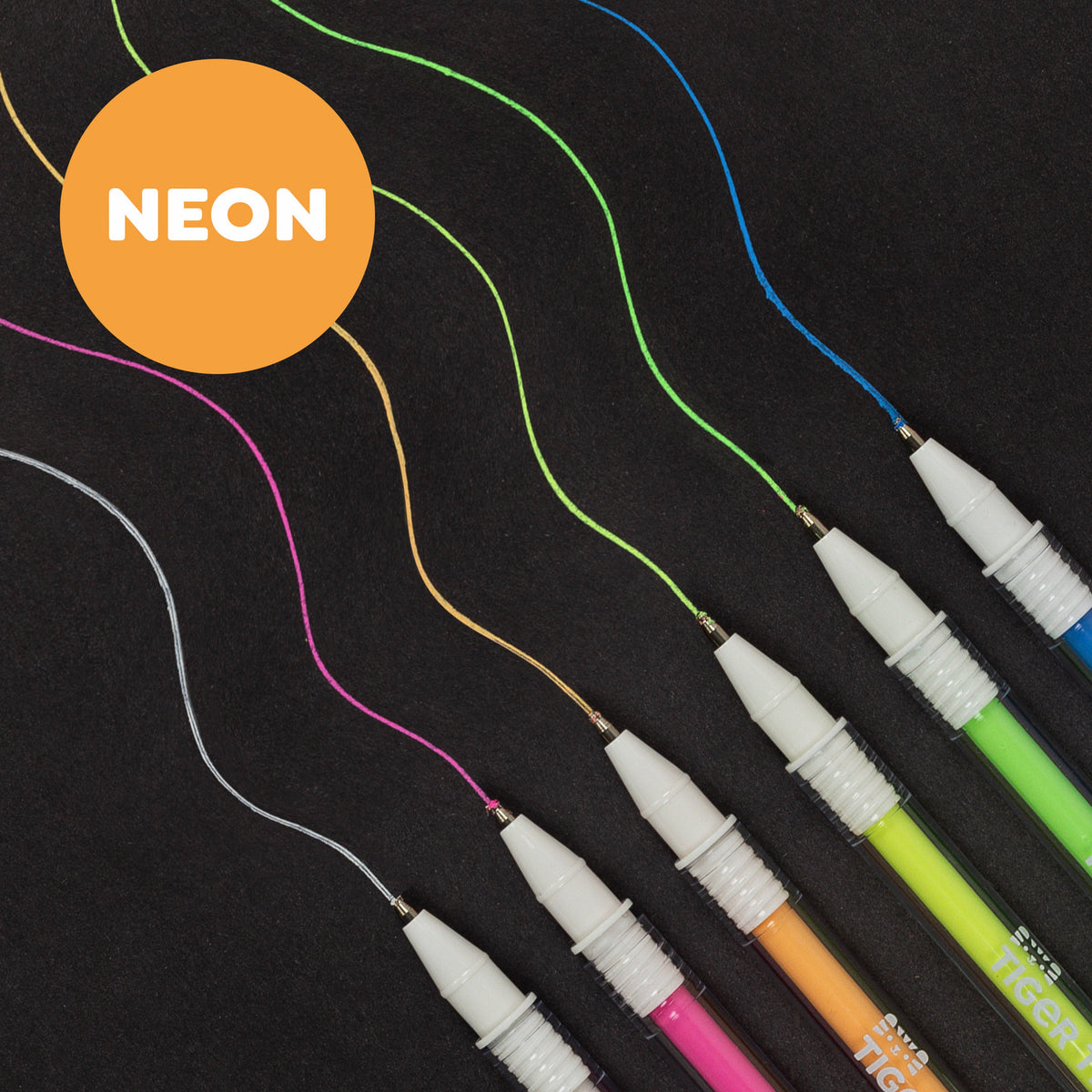 Tiger Tribe Neon Fine Tip Paint Pens in Single