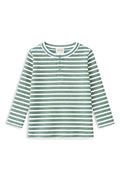 Milky Clothing Fern Stripe Henley in Fern Stripe