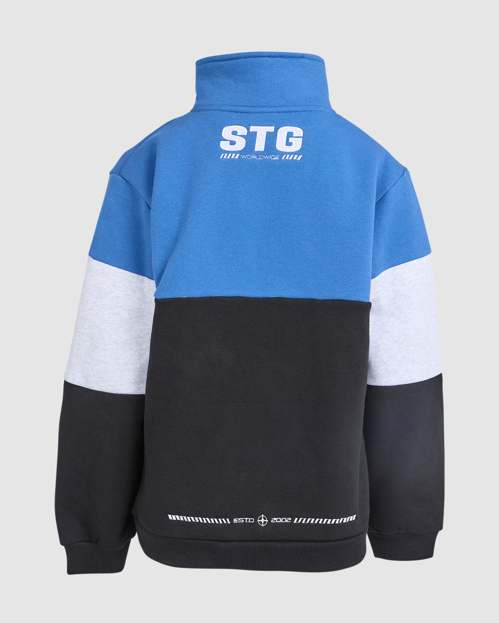 St Goliath Boys Fracture 1/4 Zip (Size 8-16) in MULTICOLOURED