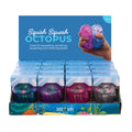 Discovery Zone Squish Squash Octopus Cdu 16pcs/4 Assorted in Single