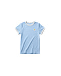Milky Clothing Ice Blue Rib Tee in Ice Blue