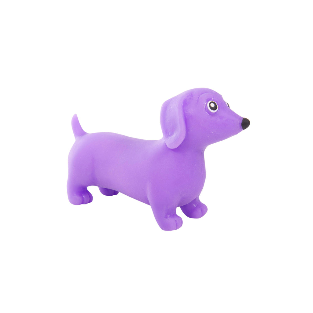 Discovery Zone Stretchy Sausage Dog - Neon Cdu 12pcs/3 Assorted in Single