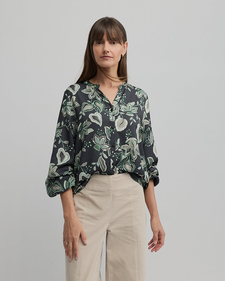 Yarra Trail Kin Blouse in KIN PRINT