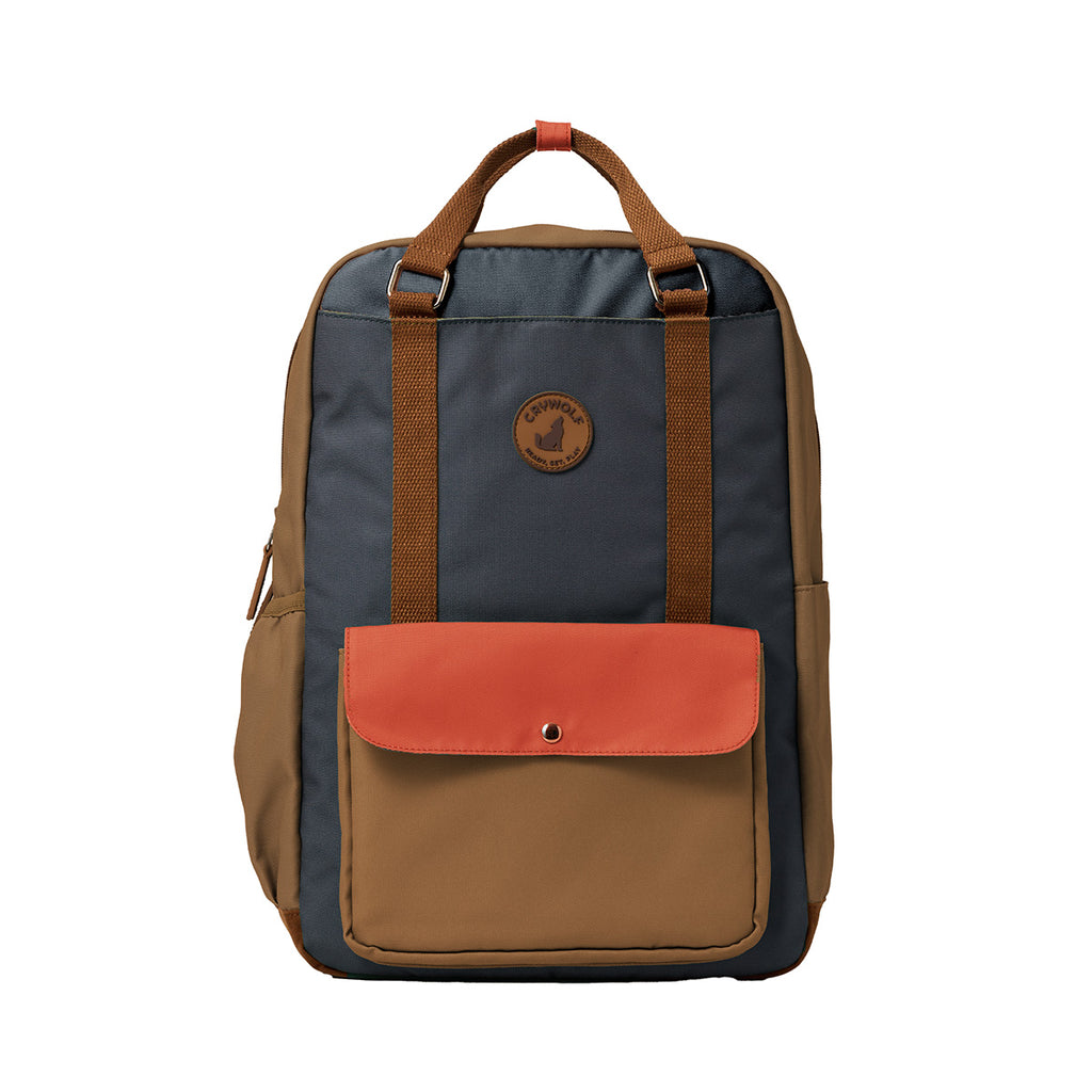 Crywolf Knapsack Ash Colourblock in Ash Colourblock
