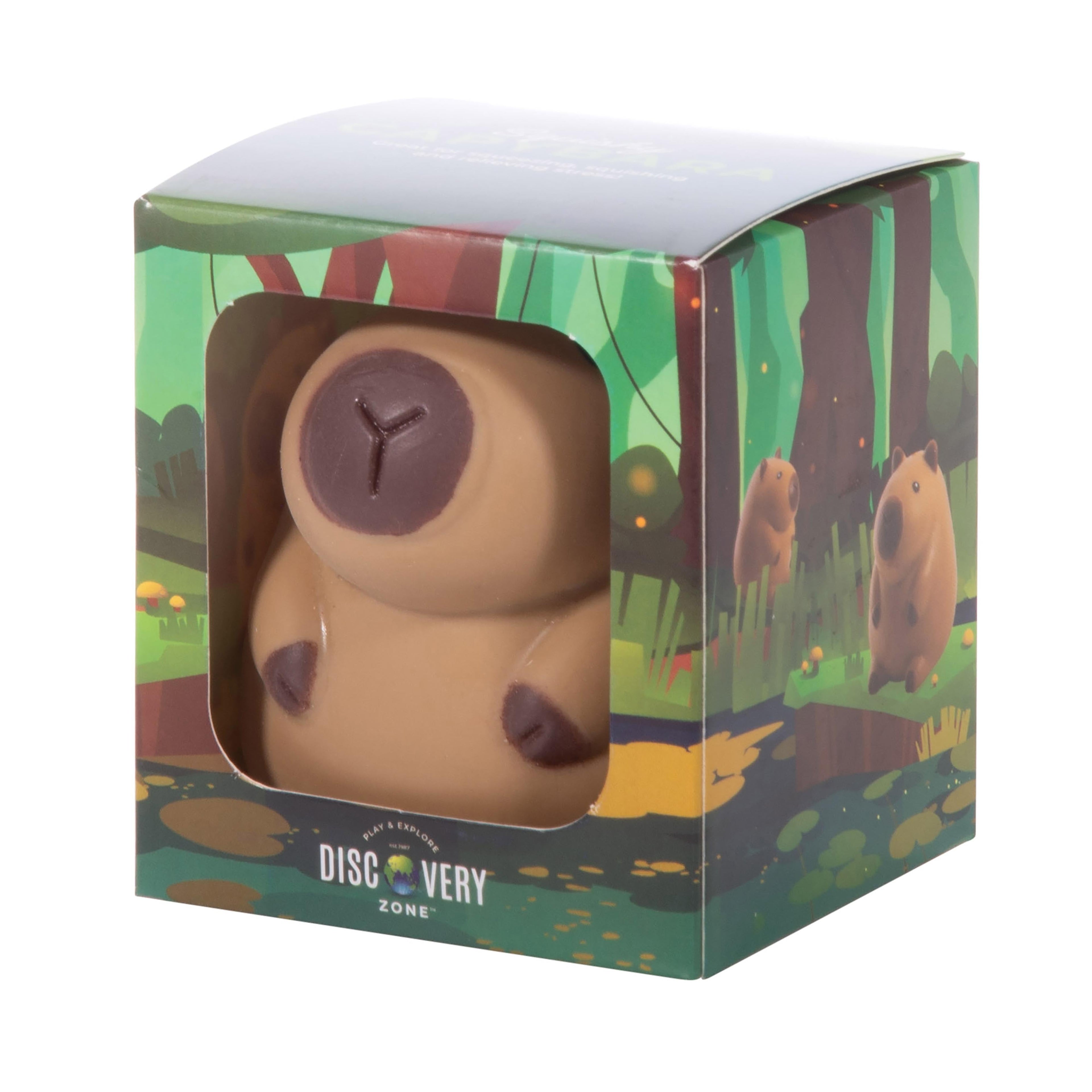Discovery Zone Squishy Capybara Cdu 12pcs Brown in Single