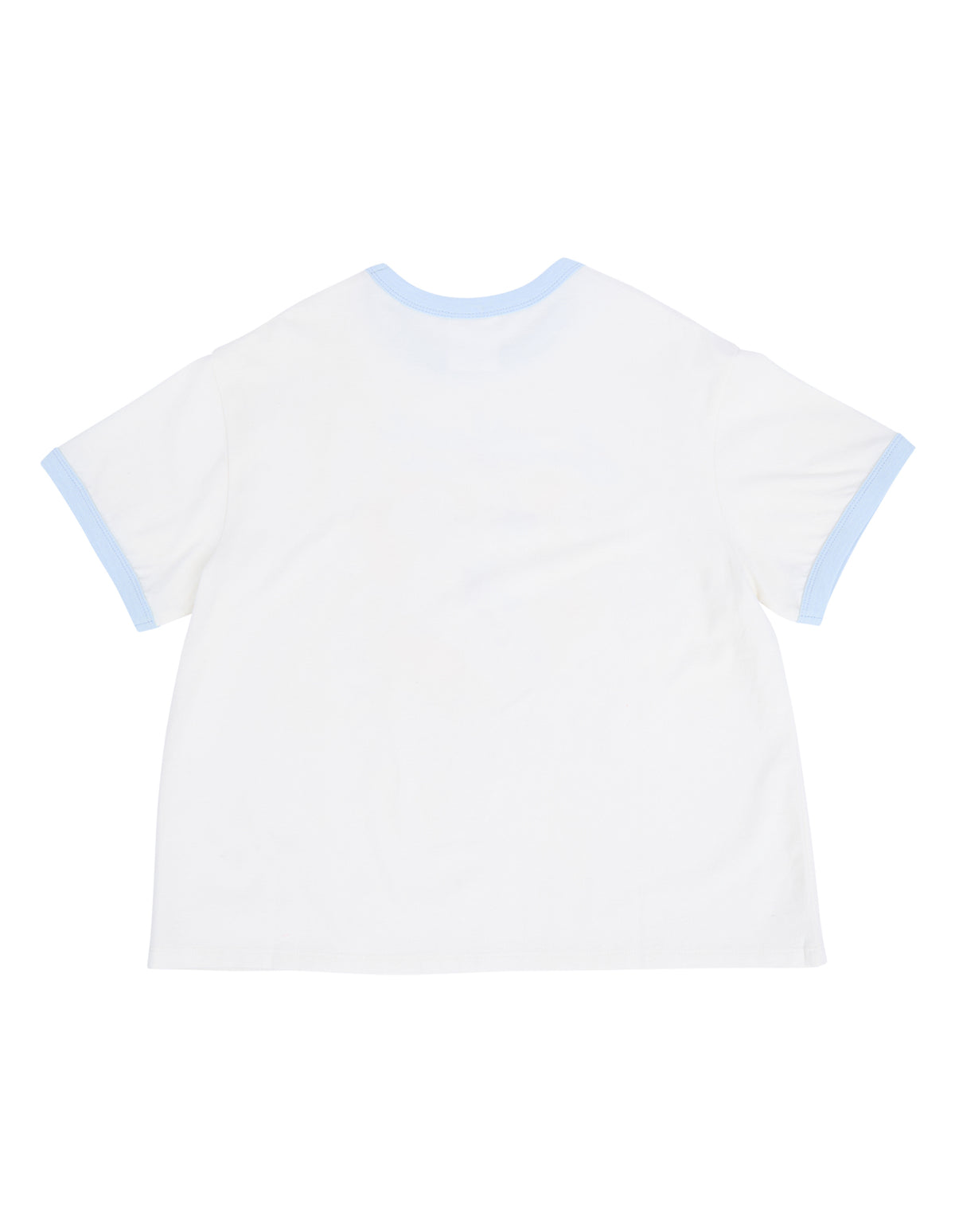 Eve Girl Lasso Ringer Tee (Size 8-16) in VINTAGE WHITE