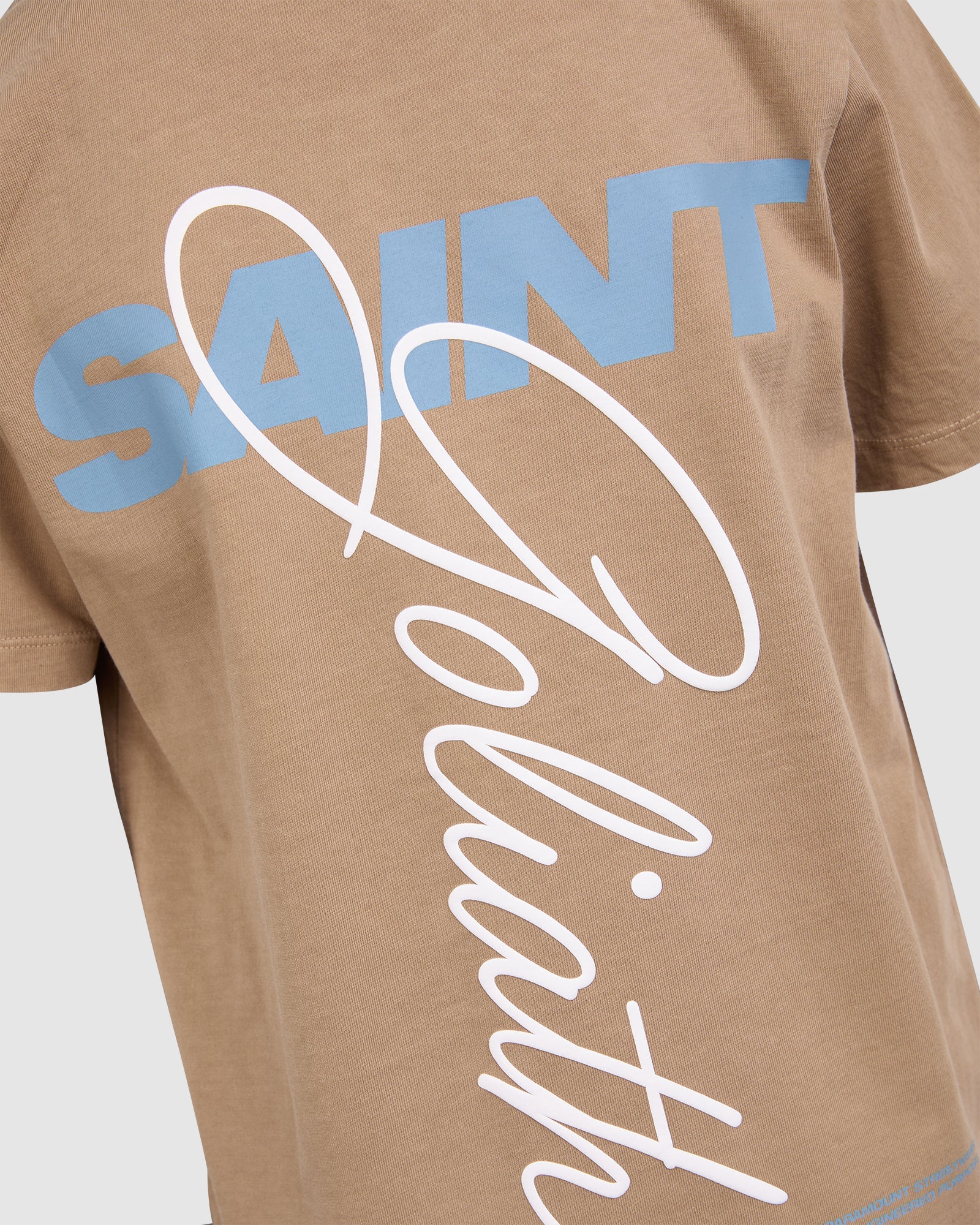 St Goliath Boys Legends  Tee (Size 8-16) in TAN
