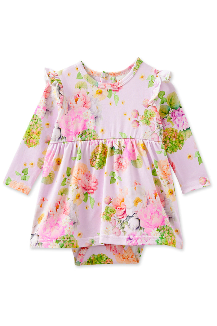 Milky Clothing Lily Belle Baby Dress in Soft Lilac