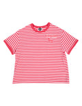 Eve Girl Lounge Club Stripe Tee (Size 8-16) in WATERMELON