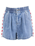 Eve Girl Love Denim Short (Size 3-7) in DENIM