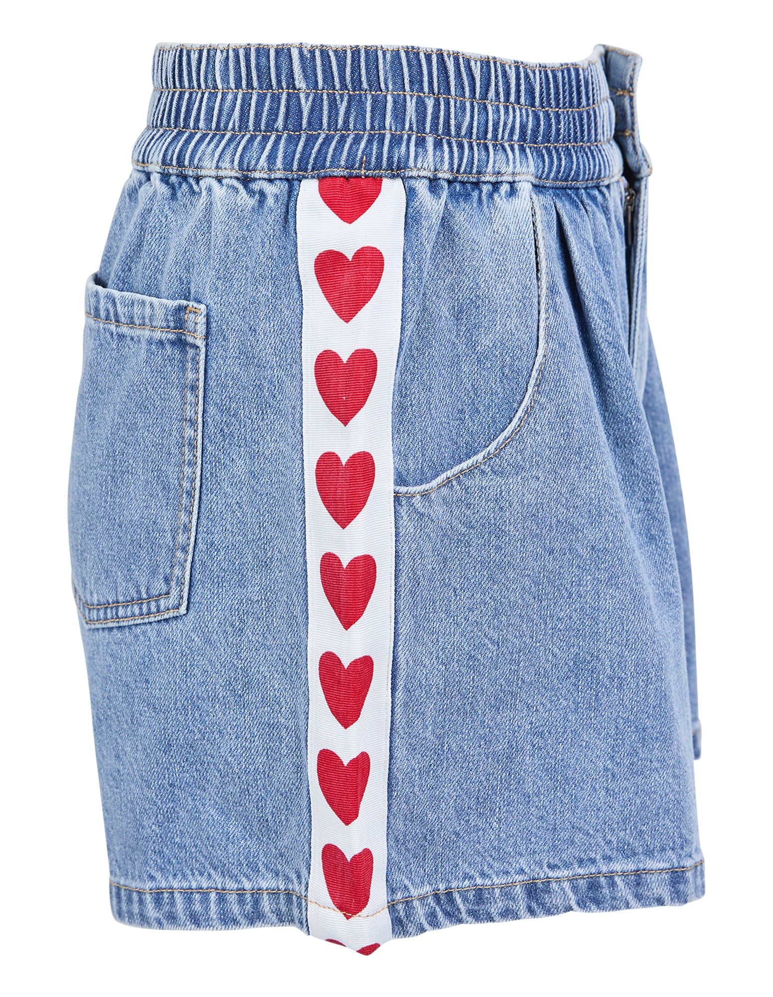 Eve Girl Love Denim Short (Size 3-7) in DENIM