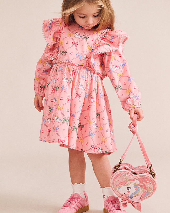 Huxbaby Magical Unicorn Heart Handbag in STRAWBERRY