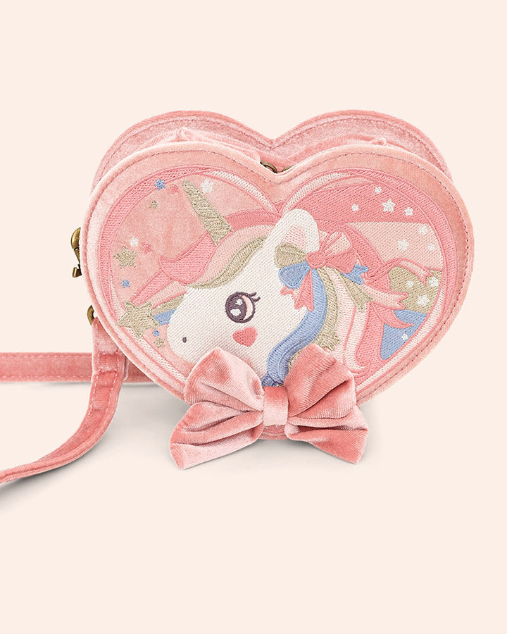 Huxbaby Magical Unicorn Heart Handbag in STRAWBERRY