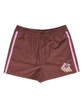 Eve Girl Maui Contrast Short (Size 8-16) in CHOCOLATE