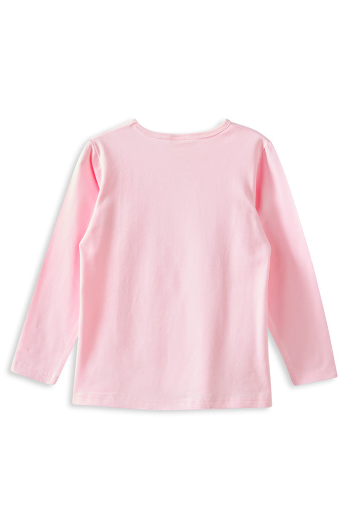 Milky Clothing Meadow Bunny Tee in Blush Pink
