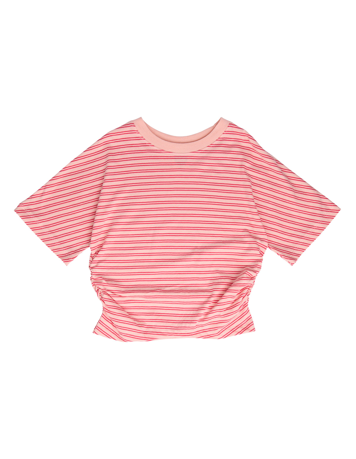 Eve Girl Mimi Ruched Tee (Size 8-16) in PEACH