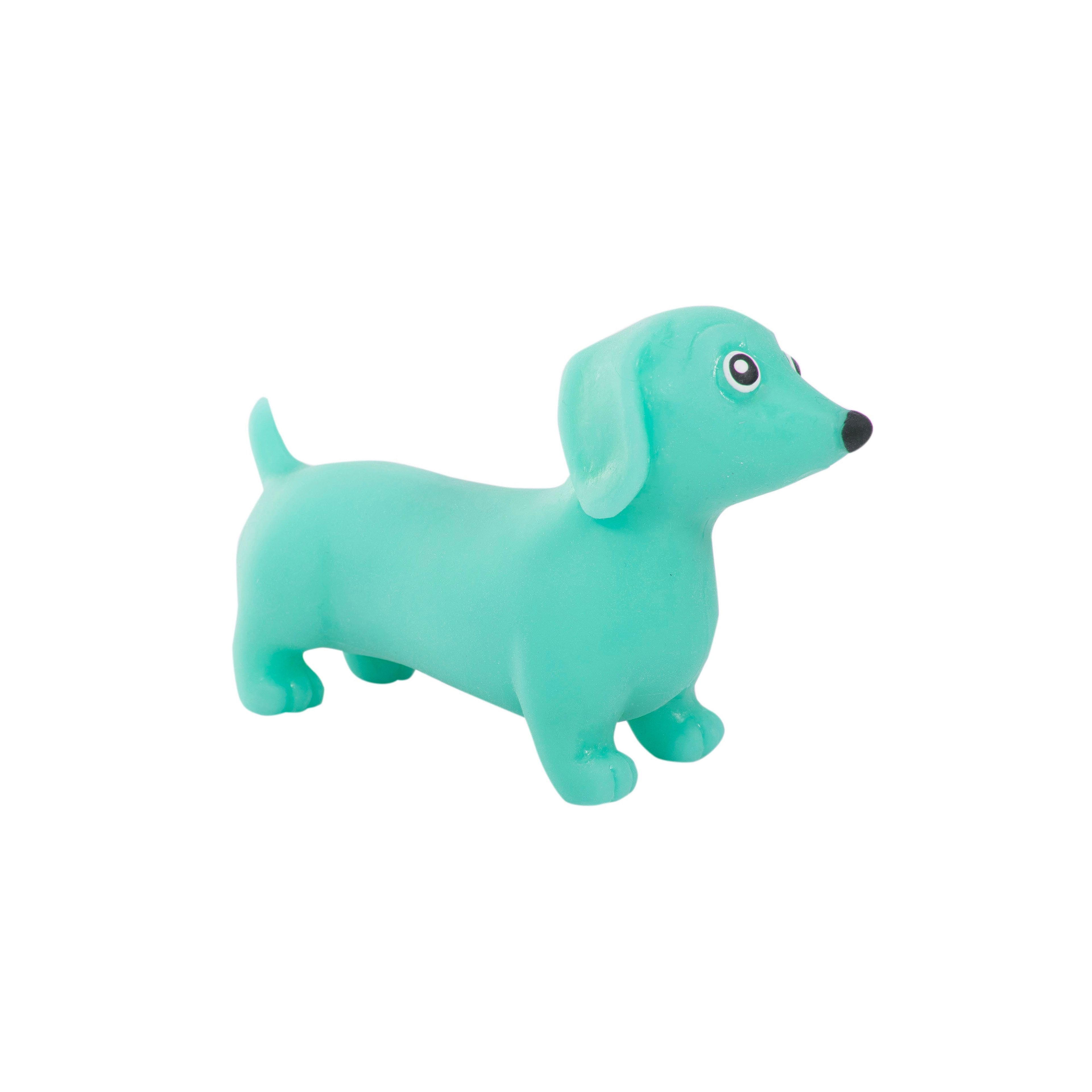 Discovery Zone Stretchy Sausage Dog - Neon Cdu 12pcs/3 Assorted in Single