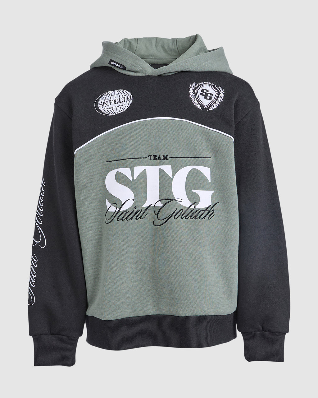 St Goliath Boys Owners Club Hoodie (Size 8-16) in FORREST