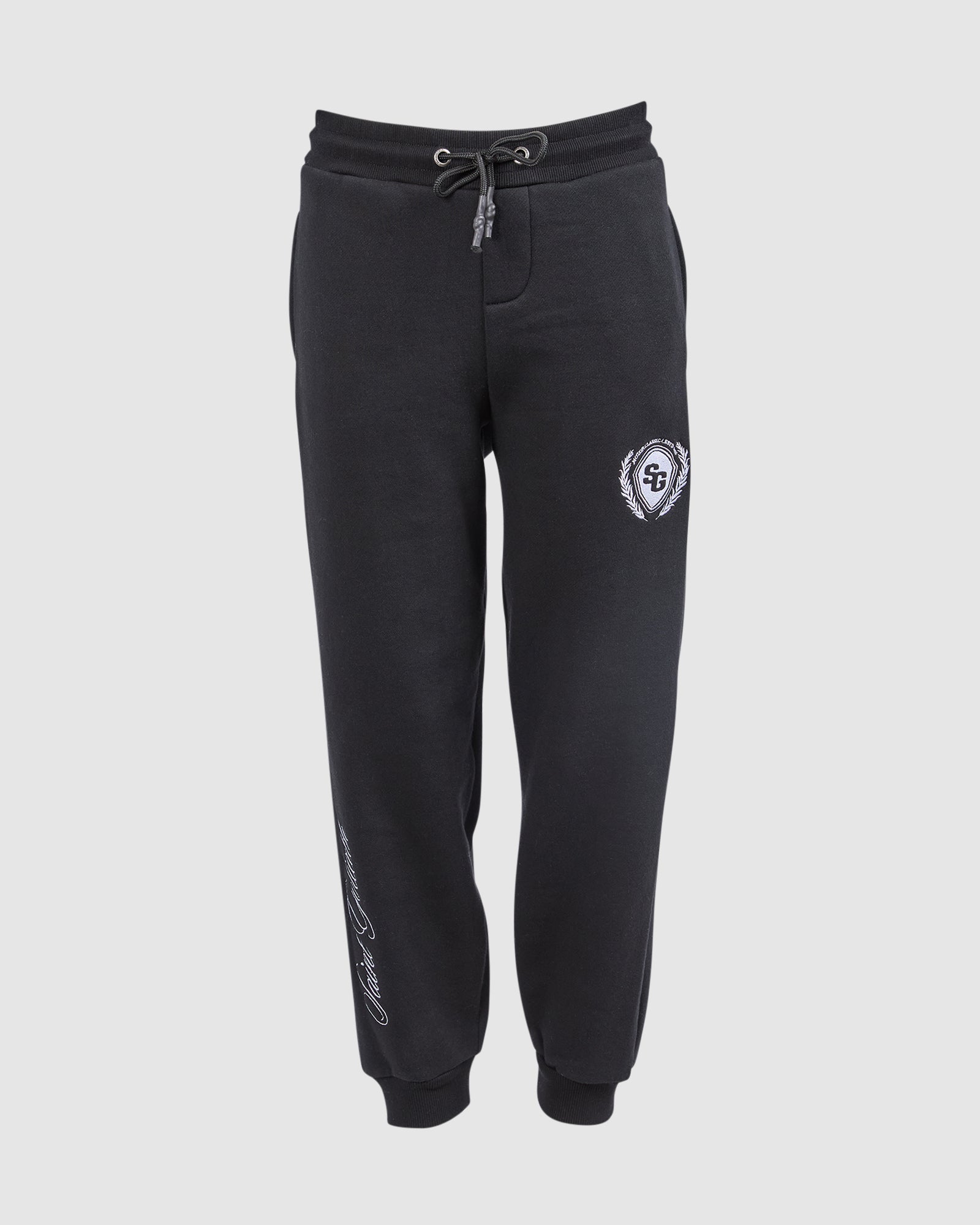 St Goliath Boys Owners Club Trackpant (Size 3-7) in WASHED BLACK