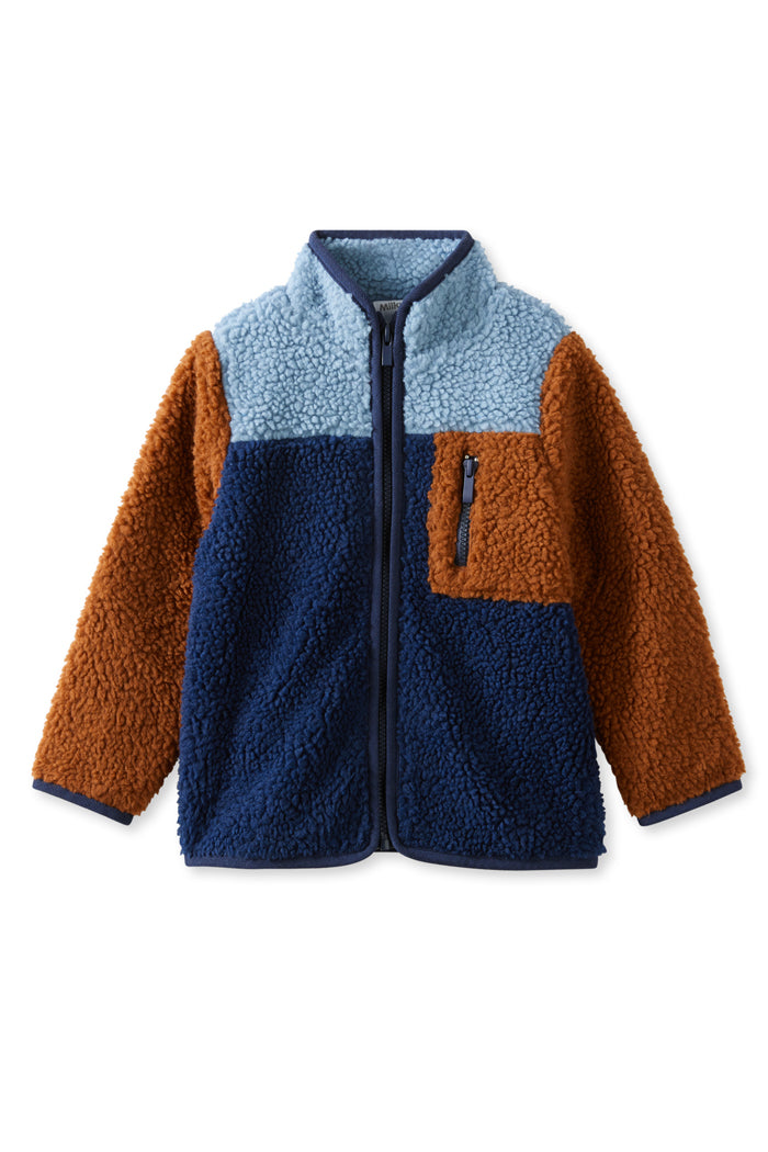 Milky Clothing Ranger Sherpa Jacket - Ink in Multi