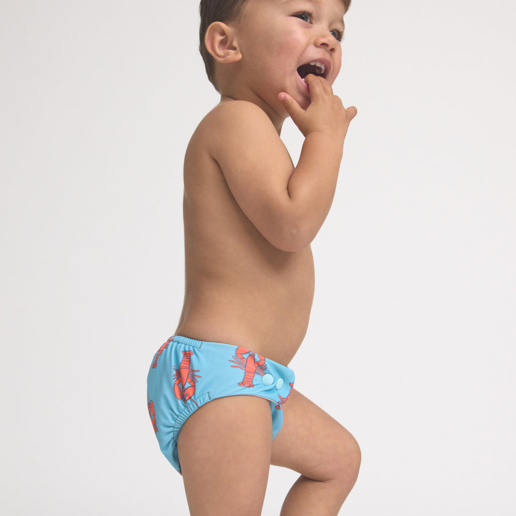 Crywolf Reusable Swim Nappy Little Lobsters in Little Lobsters
