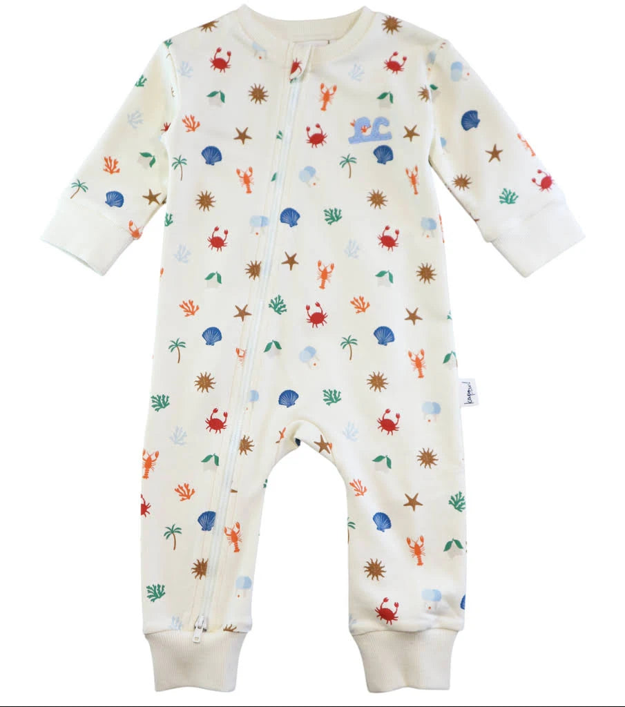 Kapow - Slouchy Zip All in One - Endless Summer