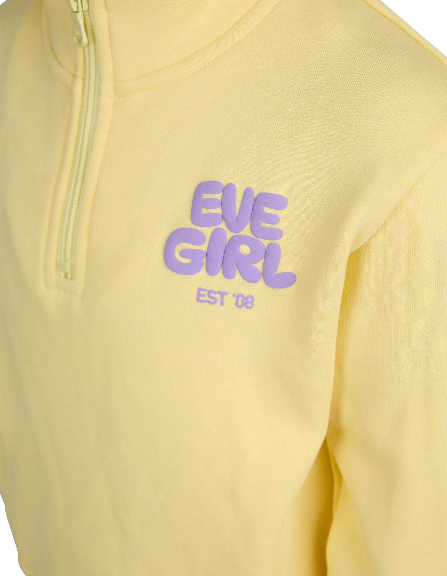 Eve Girl Sports Club 1/4 Zip (Size 3-7) in LEMON