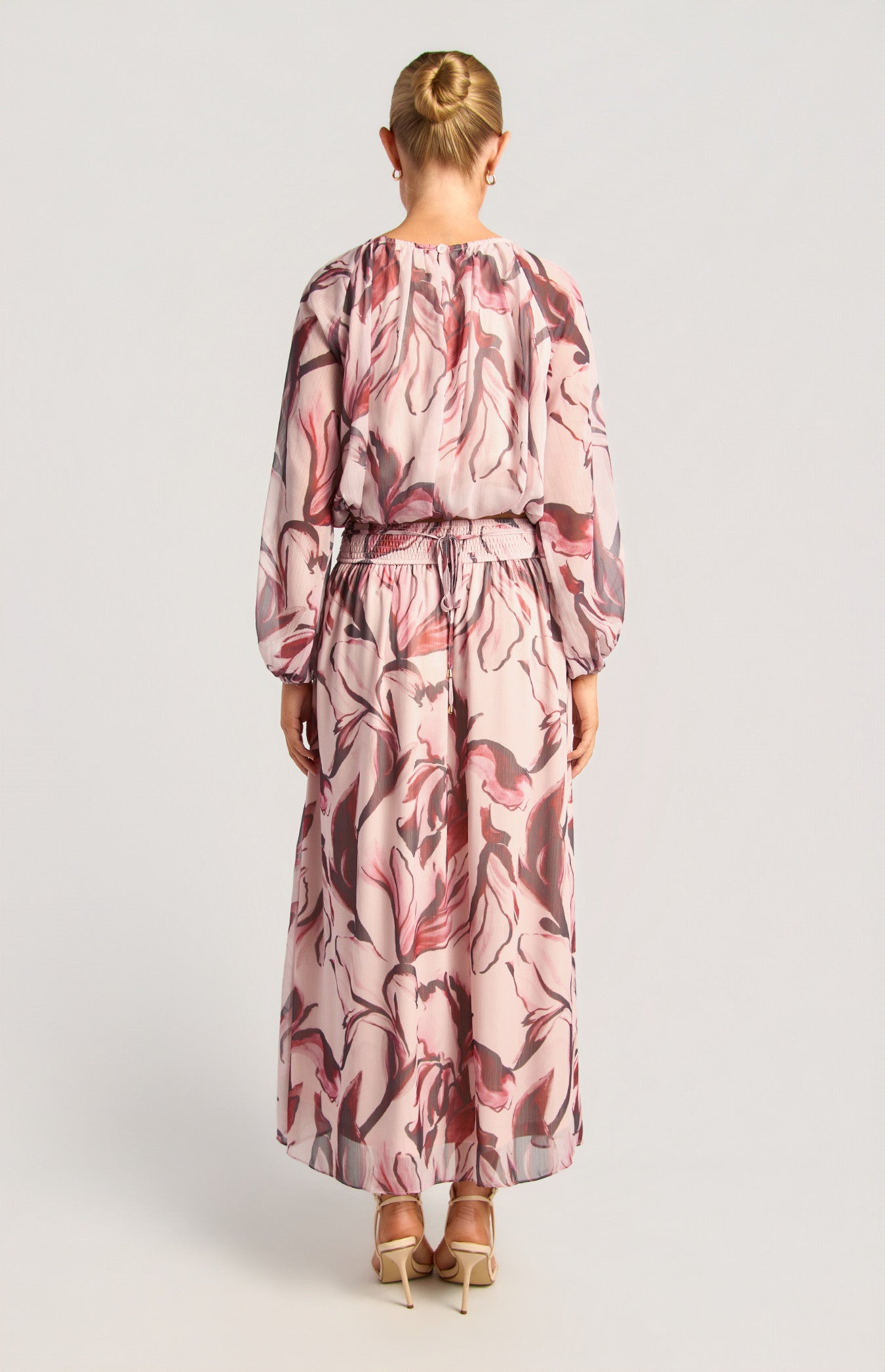 Style State - Petal Print Chiffon Set
