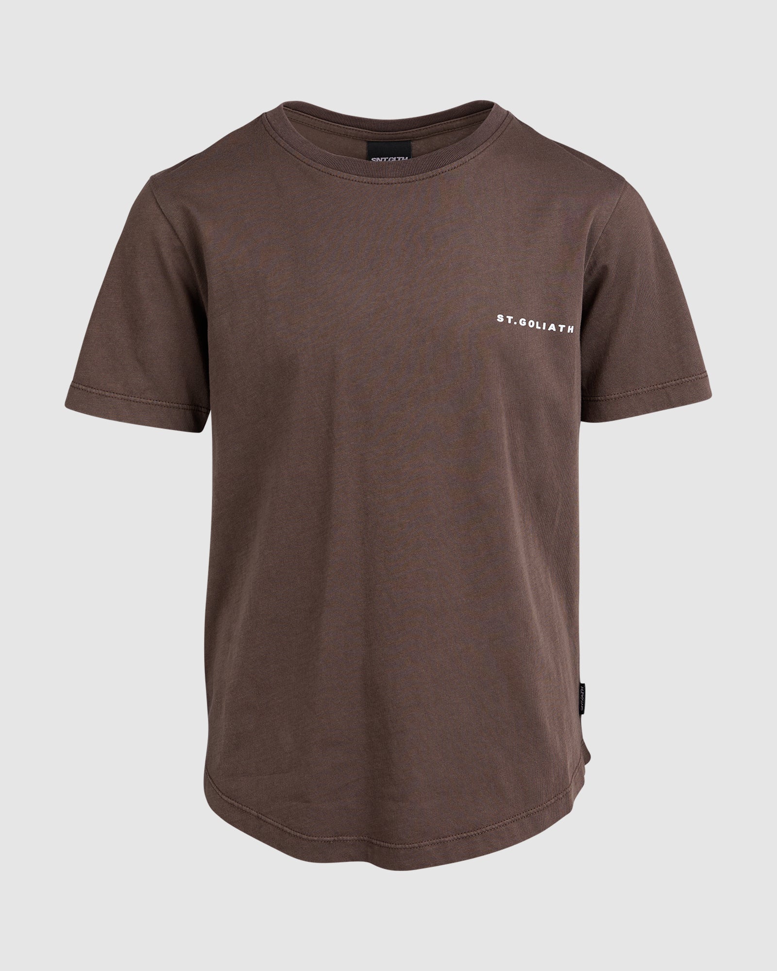 St Goliath Boys Stg Essential Tee (Size 3-7) in BROWN