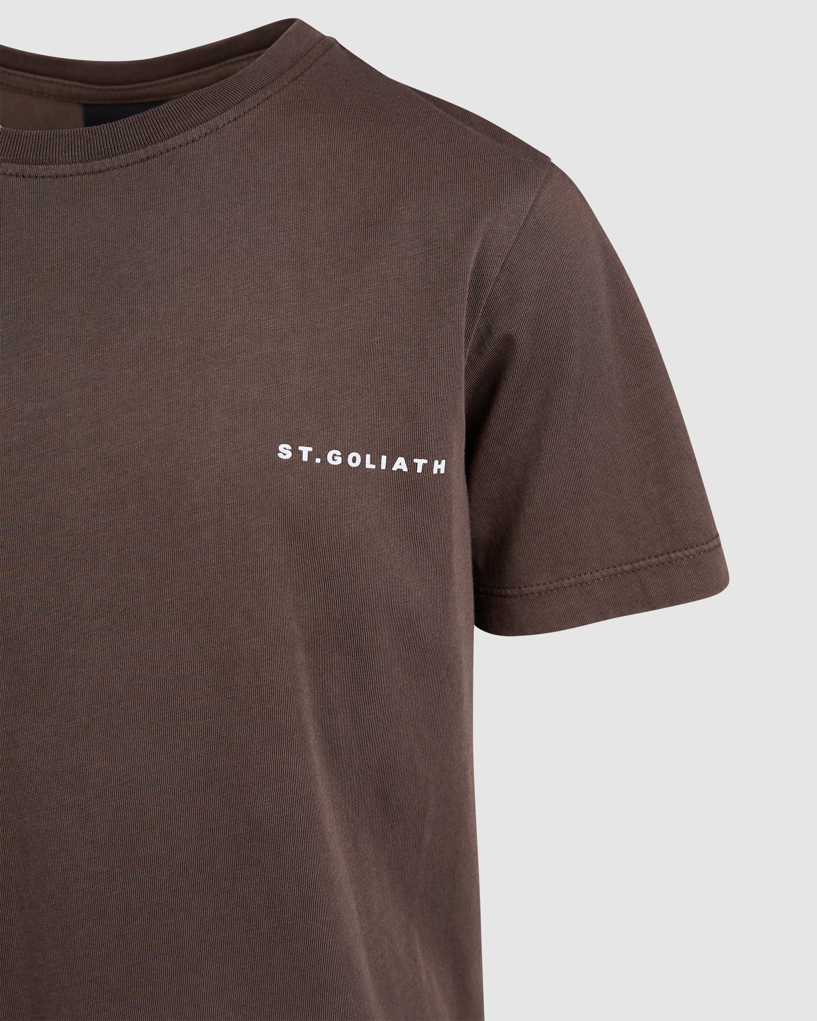 St Goliath Boys Stg Essential Tee (Size 3-7) in BROWN