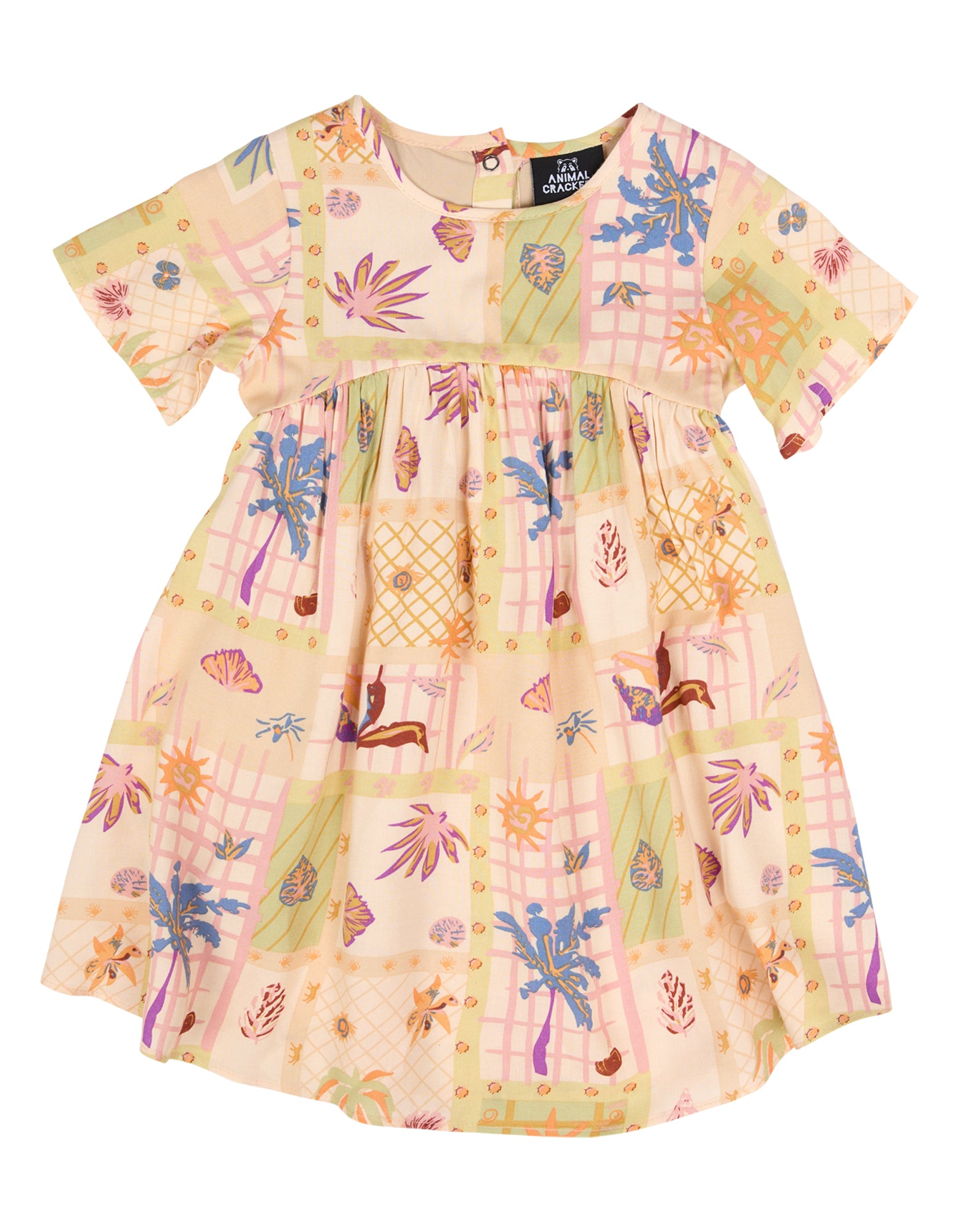 Animal Crackers Sunshine Dress in PRINT