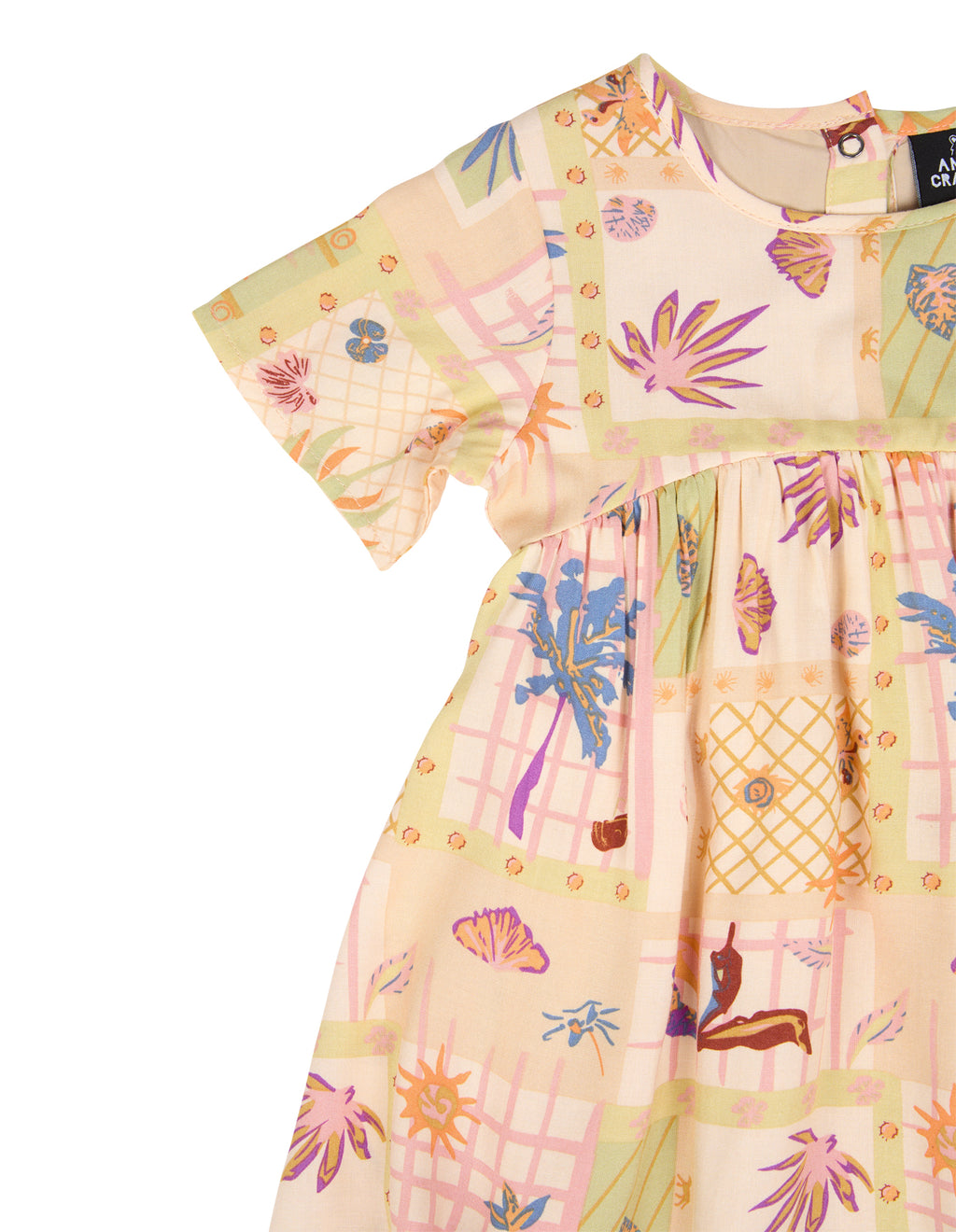 Animal Crackers Sunshine Dress in PRINT
