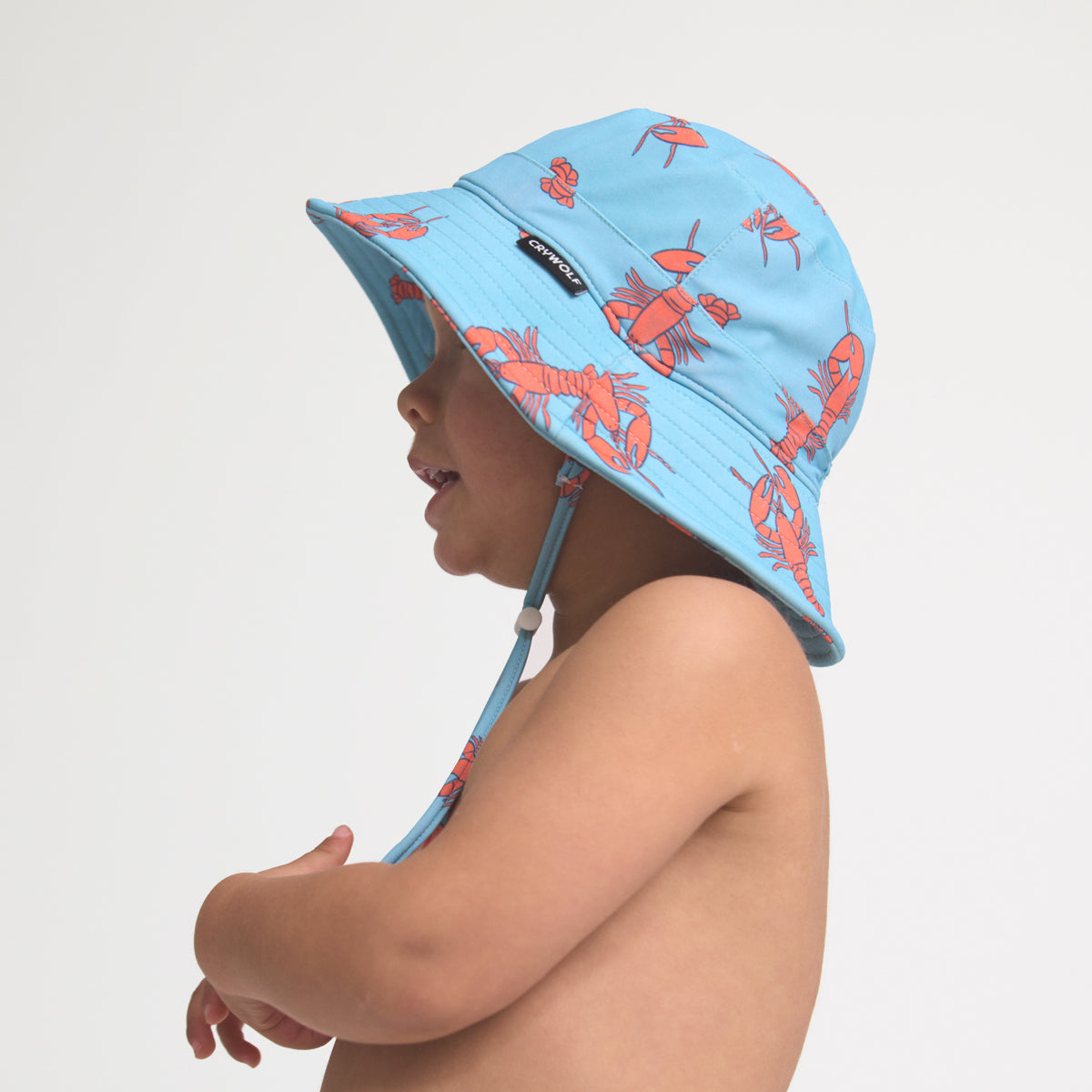 Crywolf Swim Bucket Hat Little Lobsters in Little Lobsters