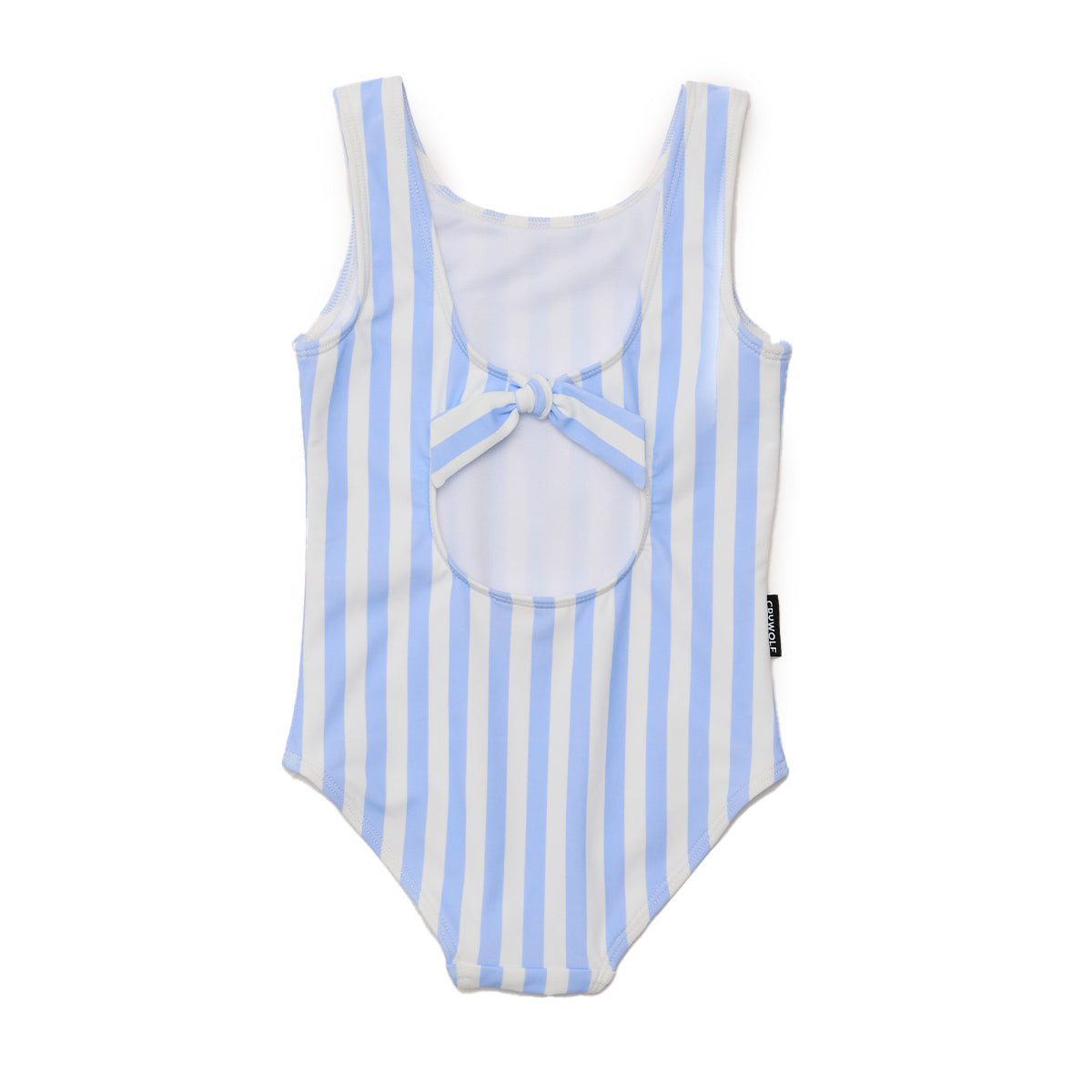 Crywolf Swimsuit Sky Blue Stripe in Sky Blue Stripe