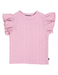 Animal Crackers Textured Top in PINK