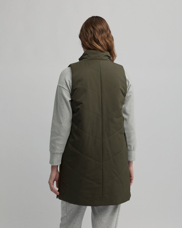 Yarra Trail Timberland Vest in LODEN