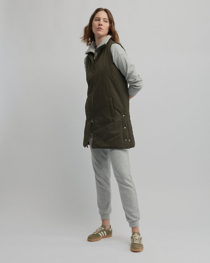 Yarra Trail Timberland Vest in LODEN