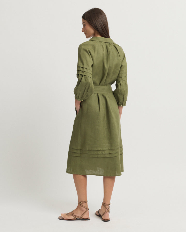 Yarra Trail Tirari Day Dress in LAWN