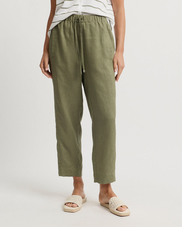 Yarra Trail Tirari Slim Pant in MOSS 2