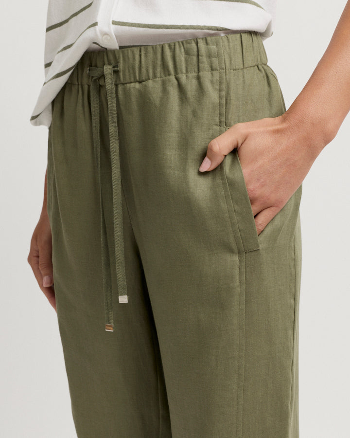 Yarra Trail Tirari Slim Pant in MOSS 2
