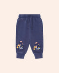 Huxbaby Tradie Dino Trackpant in WASHED NAVY