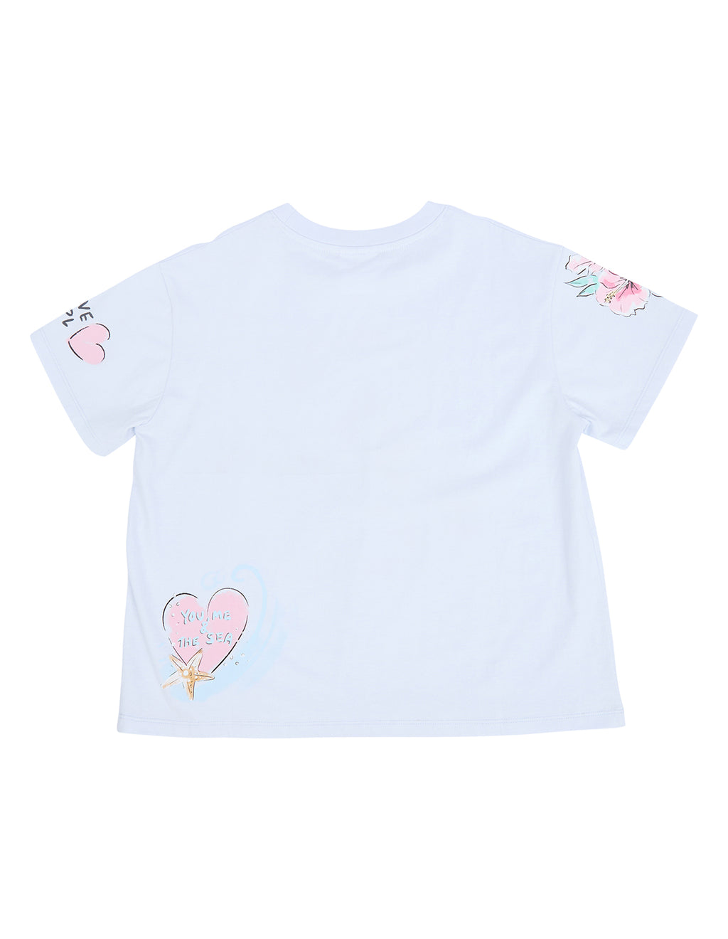 Eve Girl Under The Sea Tee (Size 8-16) in LIGHT BLUE