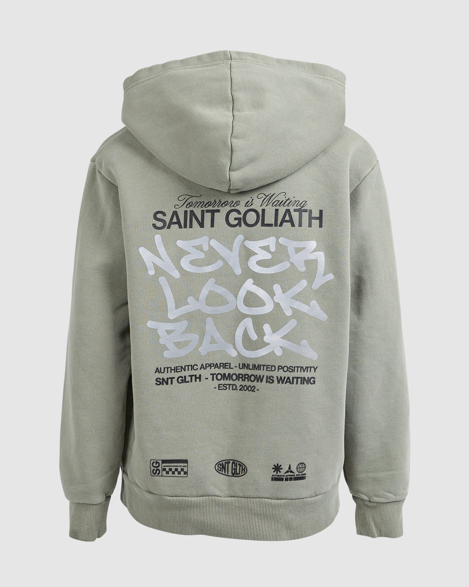 St Goliath Boys Upside Hoodie (Size 3-7) in KHAKI