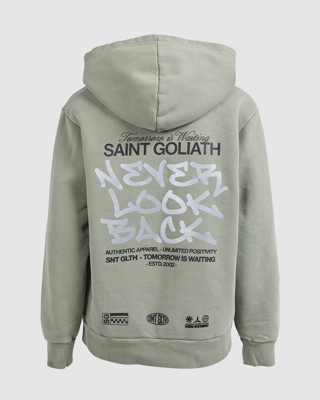 St Goliath Boys Upside Hoodie (Size 8-16) in KHAKI