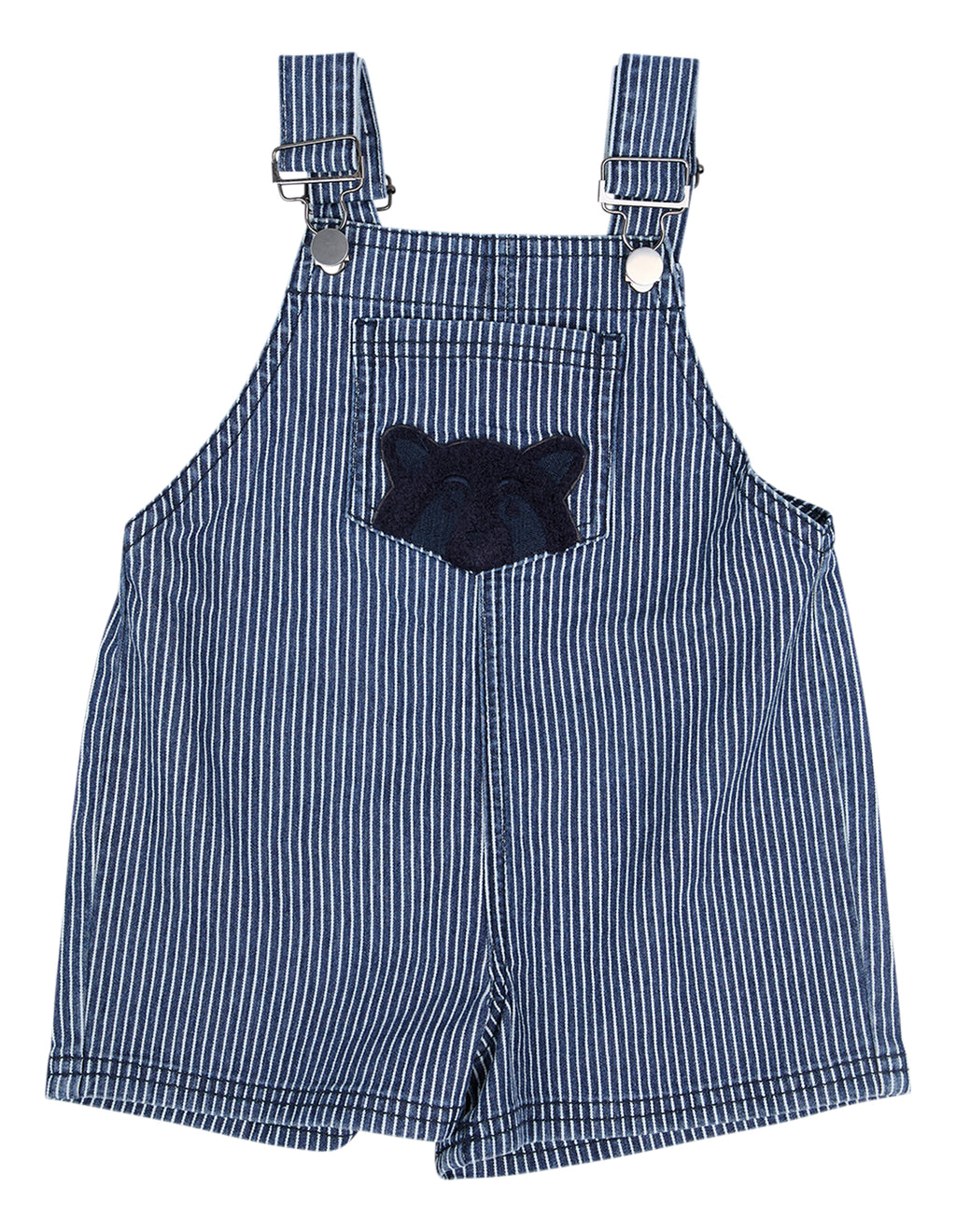 Animal Crackers Vertical Overalls in STRIPE
