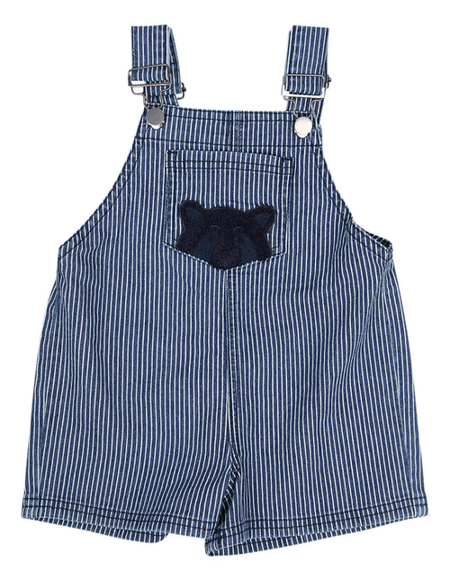 Animal Crackers Vertical Overalls in STRIPE