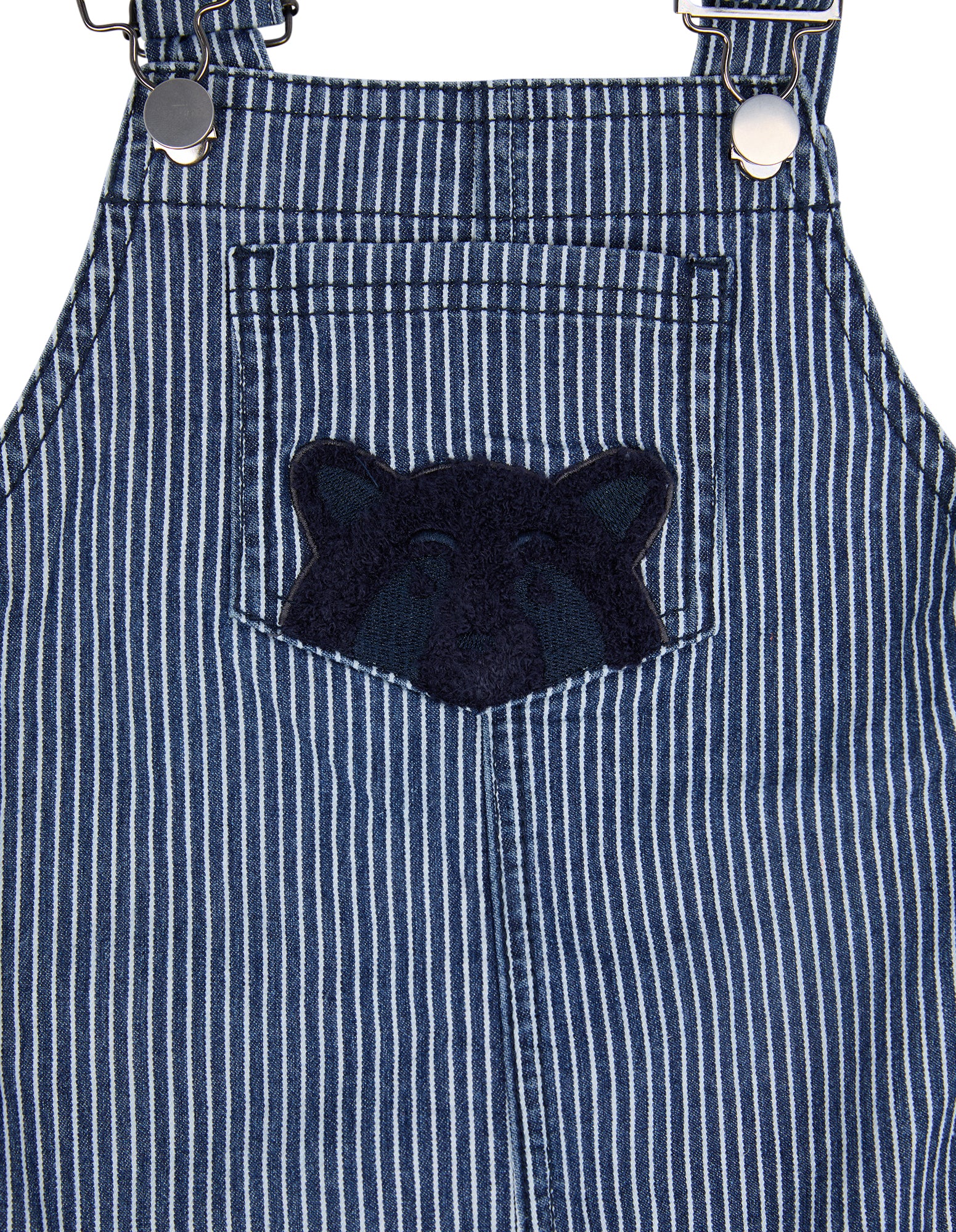 Animal Crackers Vertical Overalls in STRIPE